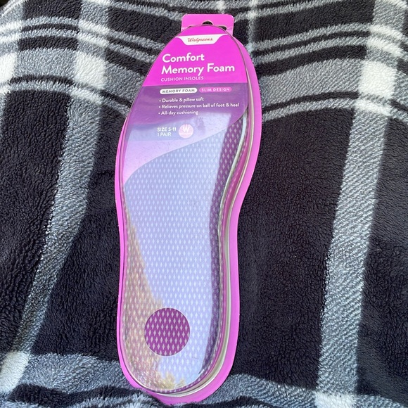 Comfort memory foam cushion insoles size 5-11 women’s - Picture 1 of 2